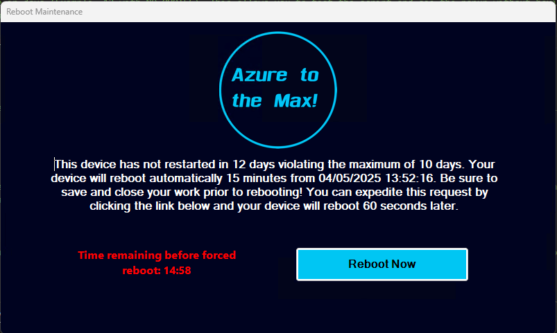 Automating Reboot Maintenance Using Intune Proactive&nbsp;Remediations